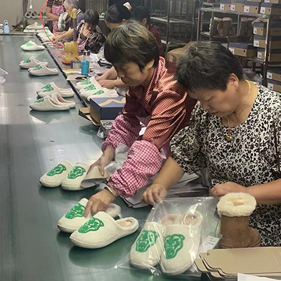 JNP Indoor Slippers Production