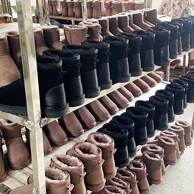 JNP Sheepskin Boots Production