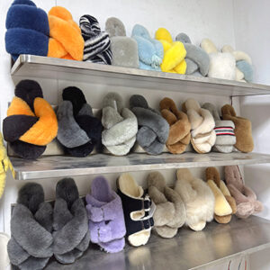 JNP Sheepskin Slippers Sample Room