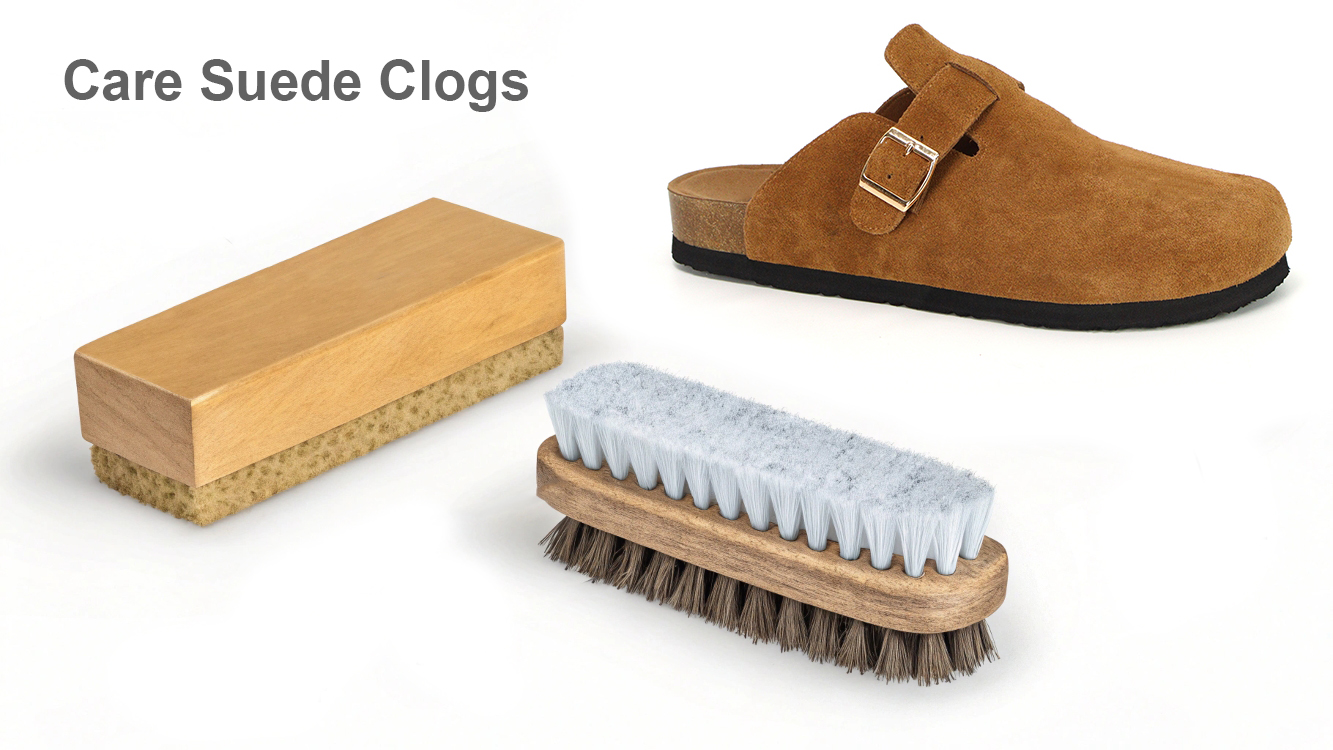 clean suede slippers