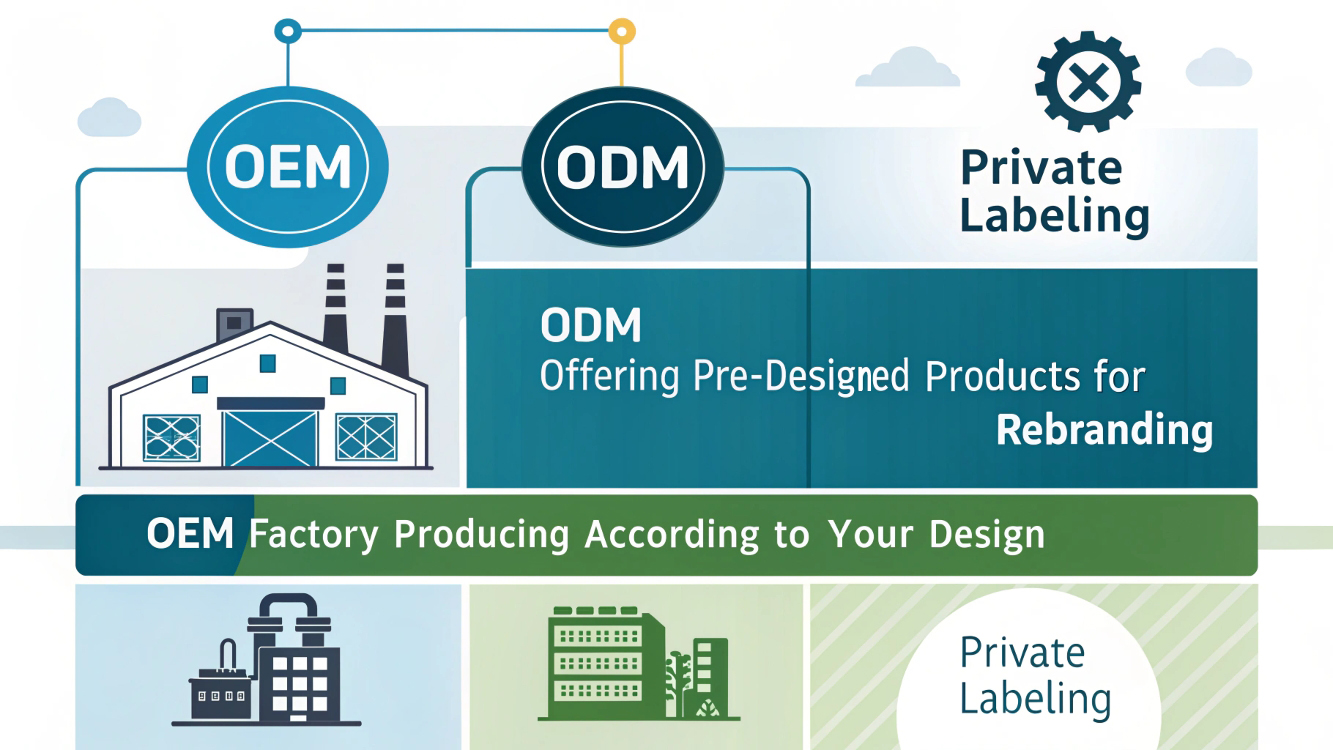 OEM different from ODM or private label