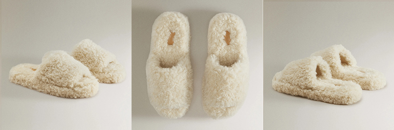 The 'Wild Comfort' Patterned Fur Slide