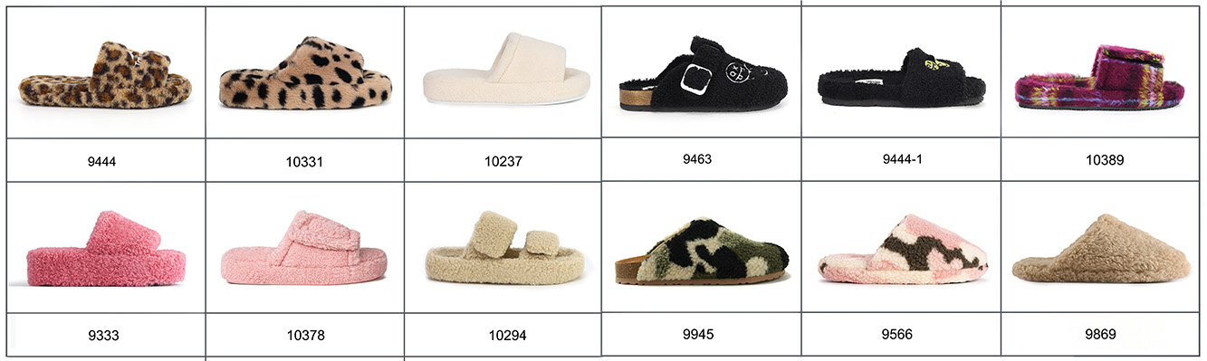 Furry Slippers Collection
