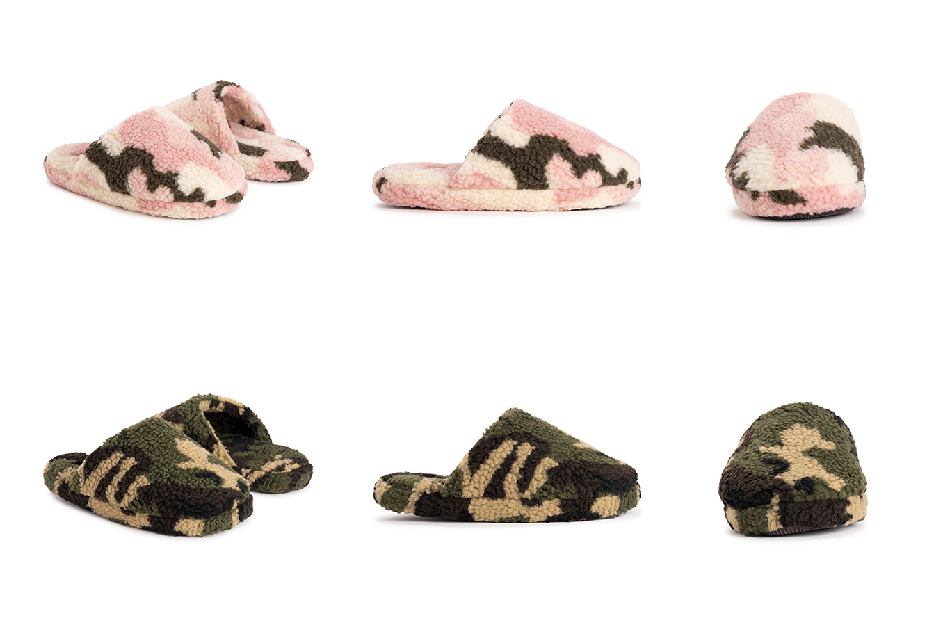 The 'Wild Comfort' Patterned Fur Slide