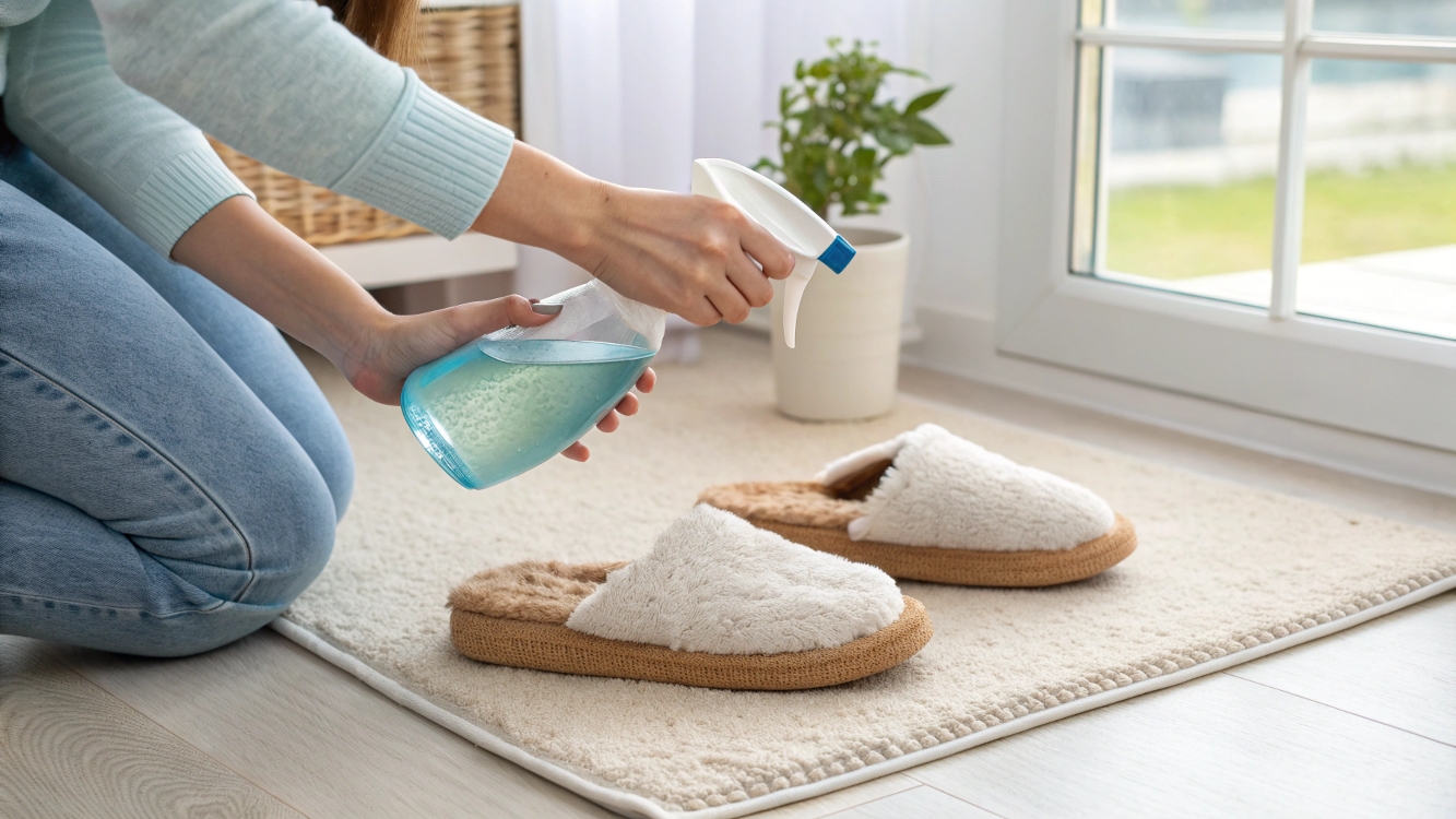 vinegar spray slippers