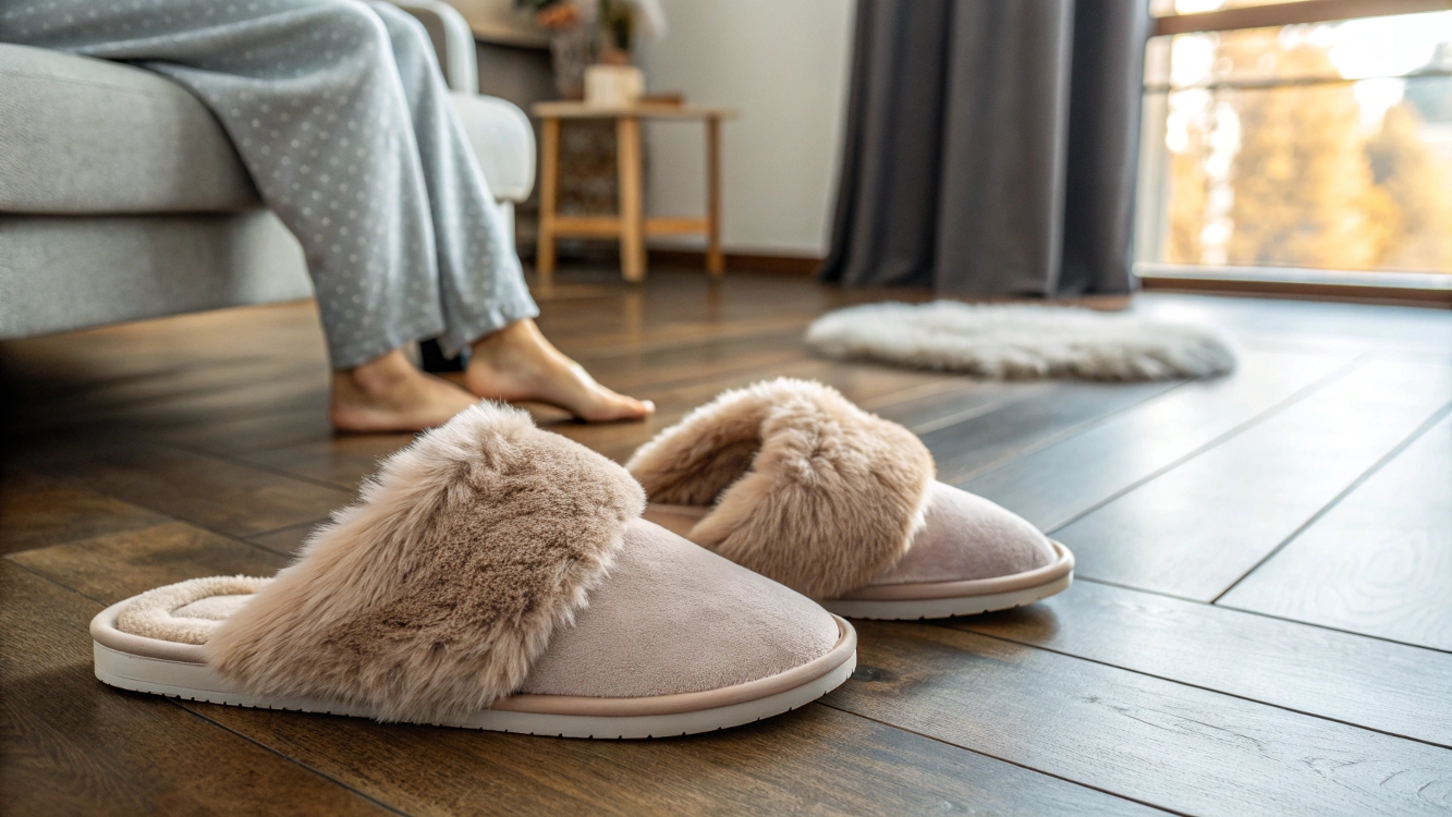 furry slippers