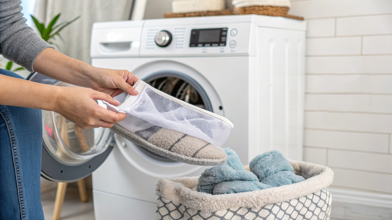 machine wash slippers