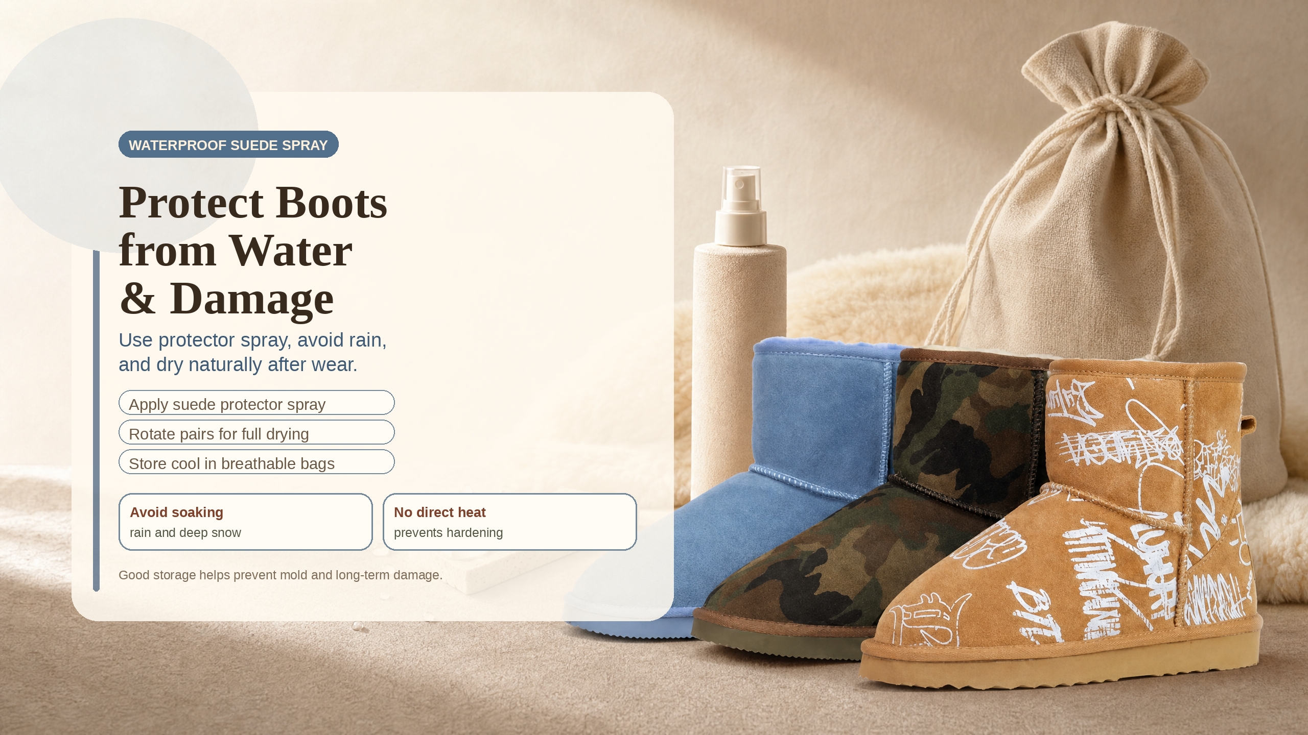 waterproof suede spray