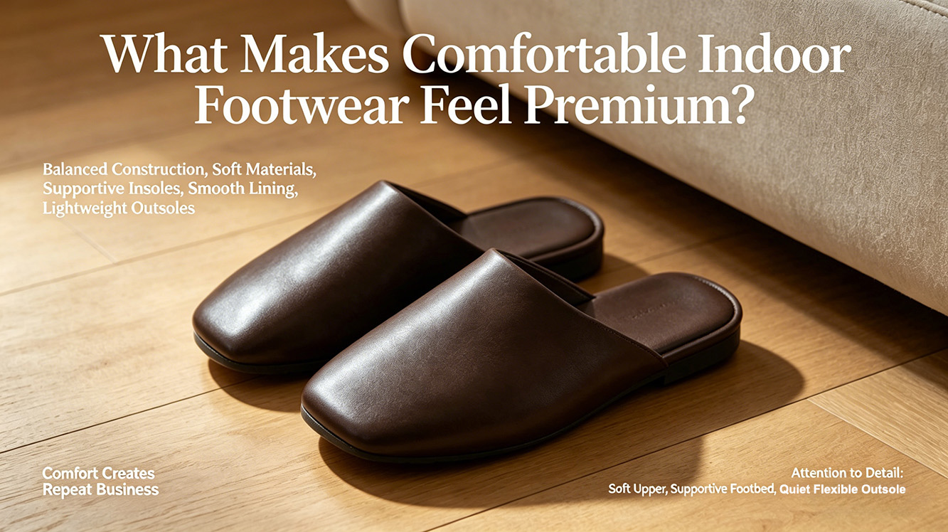 comfortable leather mule slippers