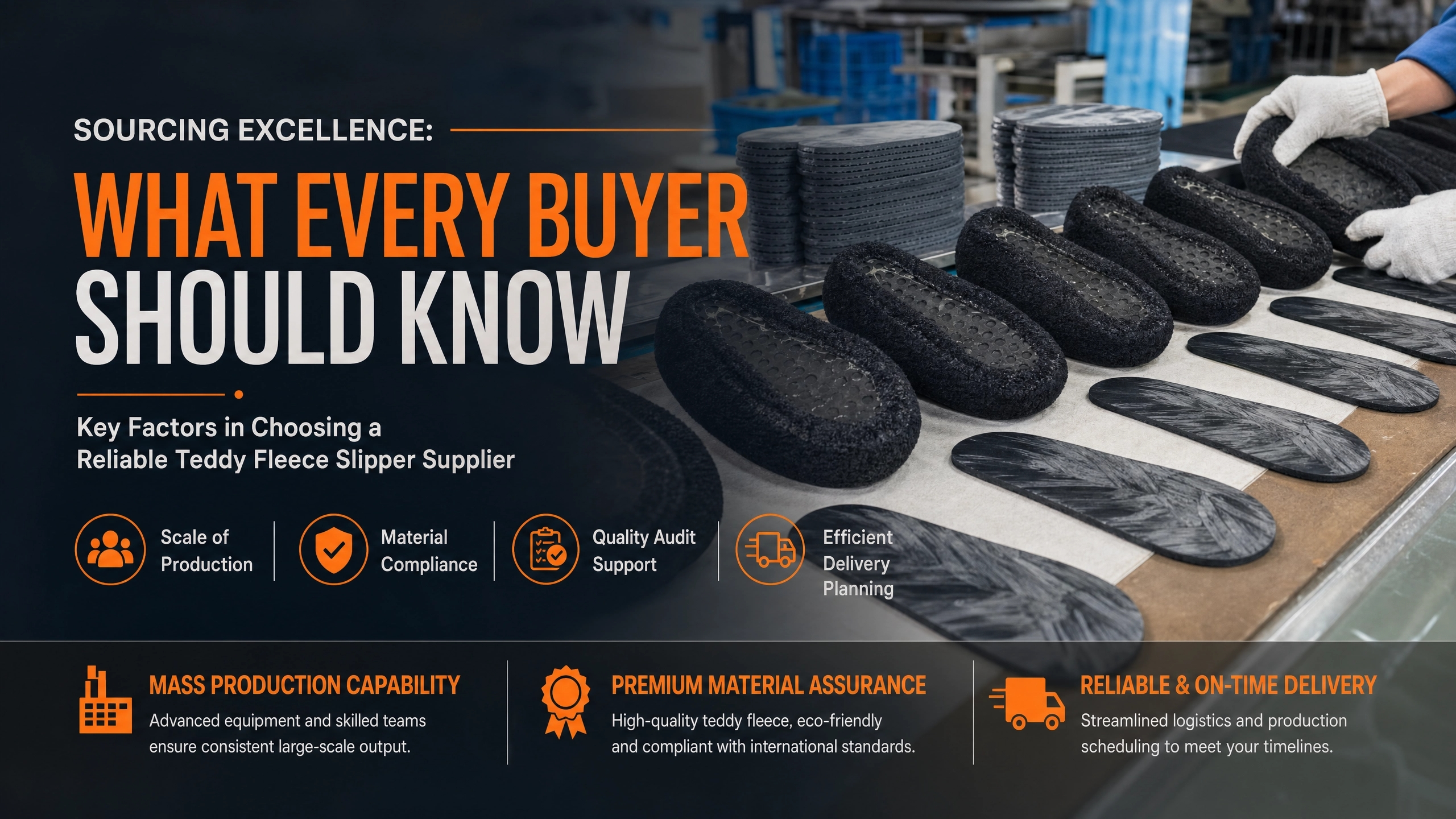 Choosing Teddy Fleece Slipper Supplier